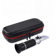 New Packaging Portable 3 In 1 Hand Held Grape & Alcohol Wine Refractometer (Brix, Baume and W25V/V Scales) Shockproof Box