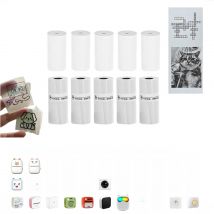 Mini Printer Transparent Sticker Thermal Paper Label Paper Photo Papers For PeriPage PAPERANG Poooli 57mm width Photo Printer