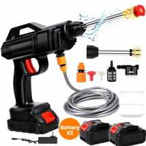 50Bar Cordless Pulitore Ad Alta Pressione Rondella Pistola Ad Acqua A Spruzzo Lavaggio Auto Macchina Per La Pulizia Dell'acqua A Pressione per Makita 21V Batteria
