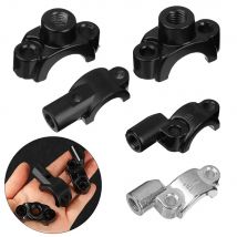 1pc 7/8" Motorcycle Mirror Mount Holders Bracket Clamp For Motorbike Handlebar Moped Dirt Pit Bike ATV Quad 4 Wheeler M10
