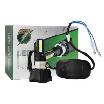 High Power Generic All in One RTD Motorcycles M02H Headlight LED Bulb 4 COB AC&DC 40W 4400LM H4 HS1 H6 BA20D P15D High Low Beam