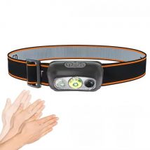 Rechargeable Fishing LED Headlamp Camping Headlight With Induction Sensor Waterproof Flashlight Ultra Light Lamp Body