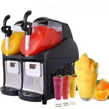 Snow Melting Machine Double Cylinder 2L*2 Mini Snow Melting Machine Small Commercial Slush Machines