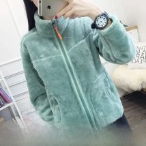Fleece Jacket Women Men Double-sided Can Be Worn In Autumn and Winter Thickened Double-sided Fleece Polar Fleece Jacket
