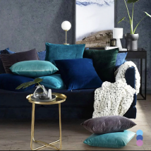 26colors Cushion Cover 30x50 Rectangle Pillow Case For Living Room Sofa Velvet Throw Pillowcase Home Decoration Kussenhoes Decor