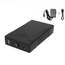 100%  capacity 5V 12v Backup battery 6800mAh Lithium Li ion Battery pack 3S2P DC 12V 5V Mobile power With 5521 cable charger
