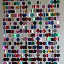 5m Festive Home Wedding supplies indoor decorative curtains PVC sequins stage background decoration