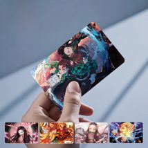 High Quality Anime Nezuko Demon Slayer 3M Matte PVC Sticker Film Skin Cover for Metro Debit Credit Card