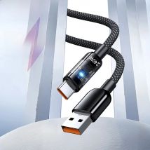 240W USB Type C Cable Fast Charging Wire USB A To Type C Charge Data Cable For Xiaomi Samsung Huawei Mobile Phone USB C Cable