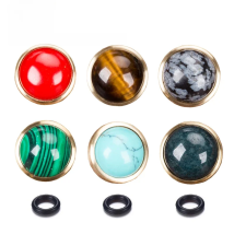 LXH New Arrival Pure Camera Soft Shutter Release Button Handmade Copper inlaid stone For Fujifilm XT20 X100F XT2 X100T XT10 X100