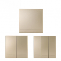 GERMA 433 Mhz Wireless RF Wall Panel Transmitter + RF AC 110V 220V 1 CH Remote Control Switch Receiver For Hall Bedroom Lights