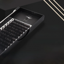 Winky Beauty Custom Your Logo Individual Eyelash Extension Silk Lashes Russian Volume Classic Eyelash Extensions for Makeup