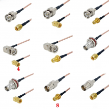 Cable SMA male plug to BNC male straight Connector SDI Cable RG316 RF Jumper pigtail Male to Female right angle RF Coaxial