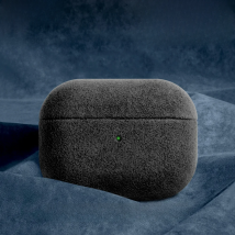 YMW ALCANTARA Case for AirPods Pro 2 Luxury Artificial Leather Cases for AirPod Pro Wireless Bluetooth Headset Turn fur Cover