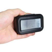 Battery Powered Mini Digital Alarm Clock Temperature Date Week Backlight Snooze Mute Table Clock 12/24H Countdown LCD Clock