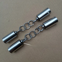 Stainless Steel Three Section Cudgel Parts Send Rivets Martial Arts Stick Equipment DIY Link Component