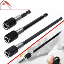 1/4 Inch Hex Shank Quick Release Electric Drill Magnetic Screwdriver Bit Adjustable Extension Holder Bar Shank Power Tool