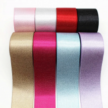 38MM 10 Yards Silver Wire Double-Sided Glitter Ribbon Handmade Materials Headwear Hair Bows Materials Accessories Craft