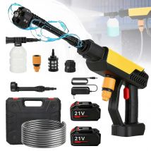 Bezprzewodowa myjka wysokociśnieniowa 70 bar, pistolet natryskowy do mycia samochodów, urządzenie do czyszczenia wodą pod ciśnieniem, kompatybilne z akumulatorami Makita 21V.