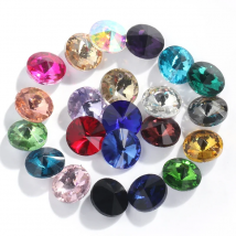 XiChuan 50pcs Rhinestones Rivoli Crystal Stones To Make Crafts Diy Diamonds Pearls Glitter Crystals Mesh Rhinestone Dress Gems