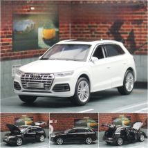 1/32 Audi Q5 SUV Sport Toy Car Model JKM Diecast Metal Vehicle Miniature Collection Sound & Light Free Wheels Collection Boys