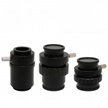 High Quality SZM CTV 1/2 1/3 1X C-Mount Lens Adapter Industrial Trinocular Stereo Microscope Replacement Parts for Phone Repair