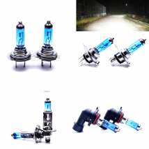 2Pcs Super White Platinum Halogen Bulb  H1 H3 H4 H7 H8 H9 H11 9005 HB3 9006 HB4 12V 100W Quartz Glass Car Headlight Lamp
