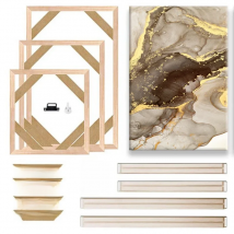 24 Sizes Modern Wood Canvas Frame Wooden Frames Wooden Photo Oil Painting Canvas Diamond Painting Frames Canvas Wood Wall Frame