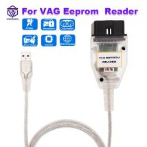 Para Vag Eeprom programador lector soporte lectura escritura Eeprom reinicio claro Airbag Crash datos inmovilizador k- + M corrección 1997-2003