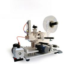 PBOBP Square Labeling Machine With Date Printer Self Adhesive Label Dispenser Semi Automatic