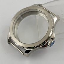 Goutent 44mm ETA 6497 6498 Sapphire Crystal Hand-winding Watch Case Glass Caseback ST3600