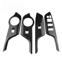 Car Styling Interior Windows Lifter Switch Button Cover Trim Stickers for Toyota C-HR CHR 2016 - 2022 Accessories