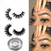 AMAOLASH 3D Mink Lashes Cruelty Free Mink False Eyelashes Natural Handmade Eyelash Extension Makeup Fake Eye Lashes
