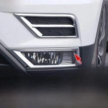 For VW Volkswagen Tiguan 2020 2019 2018 2017 2016 Front Fog Light Holder Bumper Grille Chrome Styling Decoration Car Accessories