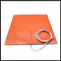 Silicone Heated Bed Heating Pad Waterproof 220/300/310/235/400MM 24V/220V for 3D Printer Ender3 cr10 Parts Hot Bed