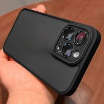 Luxury Armor Magnetic Matte Translucent Case For iPhone 17 16 15 14 Plus 13 12 11 Pro Max Case For Magsafe Wireless Charge Cover