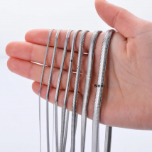 1.5-6mm Width Stainless Steel Flat Snake Chain Necklace Waterproof Snake Chain Men Women Gift Necklace Jewelry  Dropship