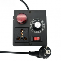 EU Plug 4000W AC 0-220V SCR Silicon Voltage Regulator Electric Variable Temperature Fan Motor Speed Controller Dimmer Thermostat