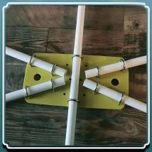 Easy To Use Shortwave MOXON Antenna Kit Base Plate + Fixed Construction Units Device Equipment