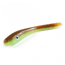 Supercontinent Crazy Slug 78mm/8pcs 3D eyes Soft Fishing Lure Seabass Artificial Bait Silicone Worm Shad Eel Needlefish