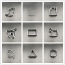 Diy Cookie Mold Cutter Made of Aluminum Alloy DIY Baking Lovely Cute Shape Cookie Molds Bread Tool 1 Piece