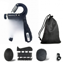 Adjustable Finger And Forearm Strengthening Kit - Improve Grip Strength And Flexibility With Resistance Hand Grippers