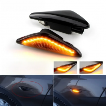 2Pcs Sequential Dynamic Flowing LED Side Marker Light Turn Signal Light Blinker For BMW E70 X5 F25 X3 E71 X6 2007-2013