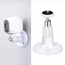 Camera Wall Mount Bracket 360 Degree Rotating Stable Plastic For Indoor Outdoor