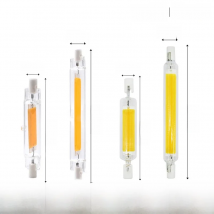 R7S LED COB Bulb Light 78mm 118mm Glass Tube High Power AC110V 220V Home Replace Halogen Lamp