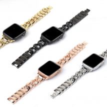 Strap for Apple Watch Ultra 49mm band Chain 45mm 42mm 44mm woman metal Steel Iwatch Series 8 7 6 se 5 4 3 41mm 38mm 40mm correa