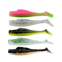 JOHNCOO 6pcs Soft Bait TPR Fishing 6cm 2.3g Artificial Lure Bass Perch Trout Swimbait Minnowz Jig Lure Shad Fishing Lure