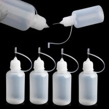 5pcs/set 5/10/20/30/50/100ML DIY Scrapbooking Paper Craft Tool Glue Applicator Needle Squeeze Bottle for Paper Quilling DIY Tool