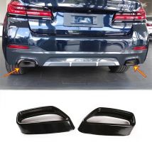 Stainless Steel,Car Tail Muffler Exhaust Pipe Output Cover Parts,For BMW 5 Series G30 G38 2018-2022 External Accessories
