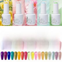 Arte Clavo 404 Colors 15ml Pink Jelly Gel Glitter Soak Off UV LED Gel Nail Polish Varnis Semi Permanent For DIY Design Varnishes